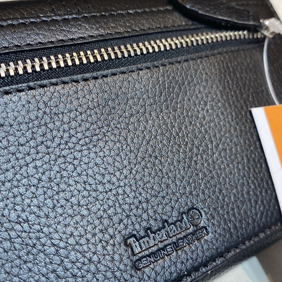 New Timberland Women's Leather RFID Flap Wallet Clutch Organizer black tags ⭐️⭐️ - Picture 9 of 17